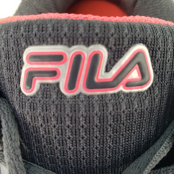 FILA Running Shoes Womens Size 12 Memory Foam Fantom 6 Gray Grey & Neon Pink - Picture 10 of 14